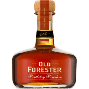 A bottle of Old Forester 2016 Birthday